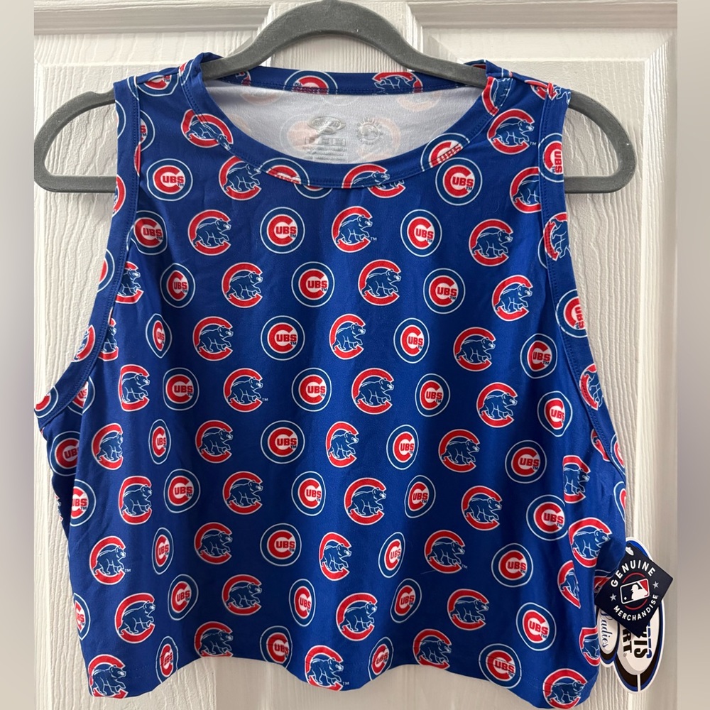 🆕 Women's Chicago Cubs Concepts Sport Royal Knit Tank Top, Cropped Size 3XL - Picture 2 of 9